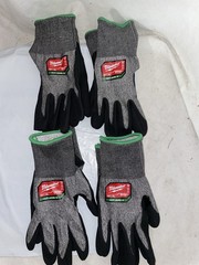 (4) Pair Milwaukee 48-73-7003 Size 10 (XL) Smartswipe Cut Level 6 Gloves