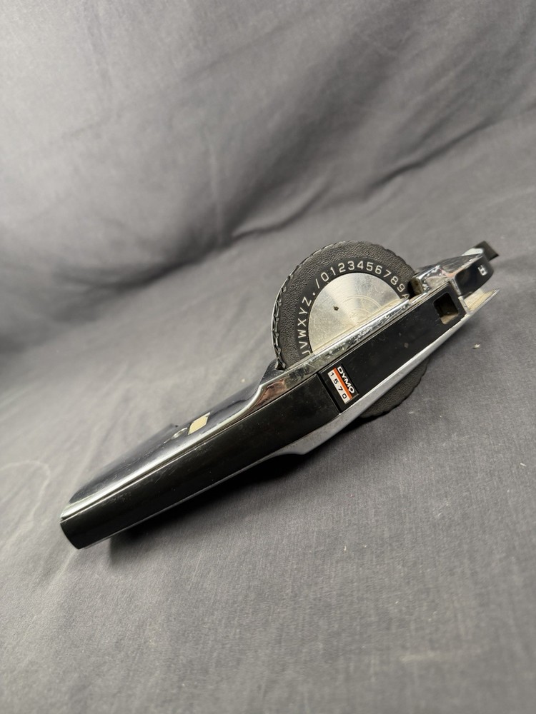 Vintage DYMO 1570 Chrome Label Maker – Works Great!