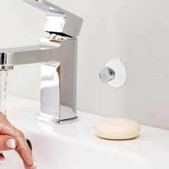 2 Sets Magnetic Soap Holders Wall Mounted Bathroom Soap Rack with Stainless