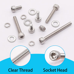 1749 PCS Metric Screw Assortment Kit M2 M3 M4 M5 Bolts, Nuts, Lock & Flat Washer