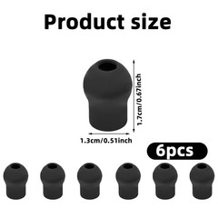 6pcs Ear Tips Replacement for EKO CORE 500 Digital Stethoscope, Silicone Stet…