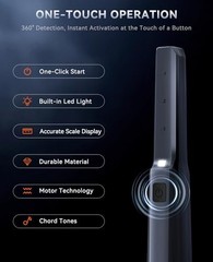 Rechargeable Metal Detector Pinpointer – 800mAh Battery, 15H Use, IP68 Waterproo
