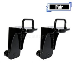 2PCS Shipping Container Jack Lug Leveler Heavy Duty U-Shaped Handle 50000LBS