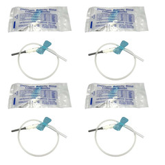 50Pcs Butterfly Needles,Collection Needle,23-Sterile Individual Packaging for La