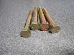 1/2″ x 3-1/2″ Bolt. Grade 8 (Quantity 4) Capscrew Hex Head Bolt. Coarse #13. NOS