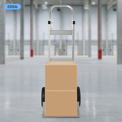 500lbs Aluminum Hand Truck – Heavy Duty Folding Dolly Cart for Moving Warehouse