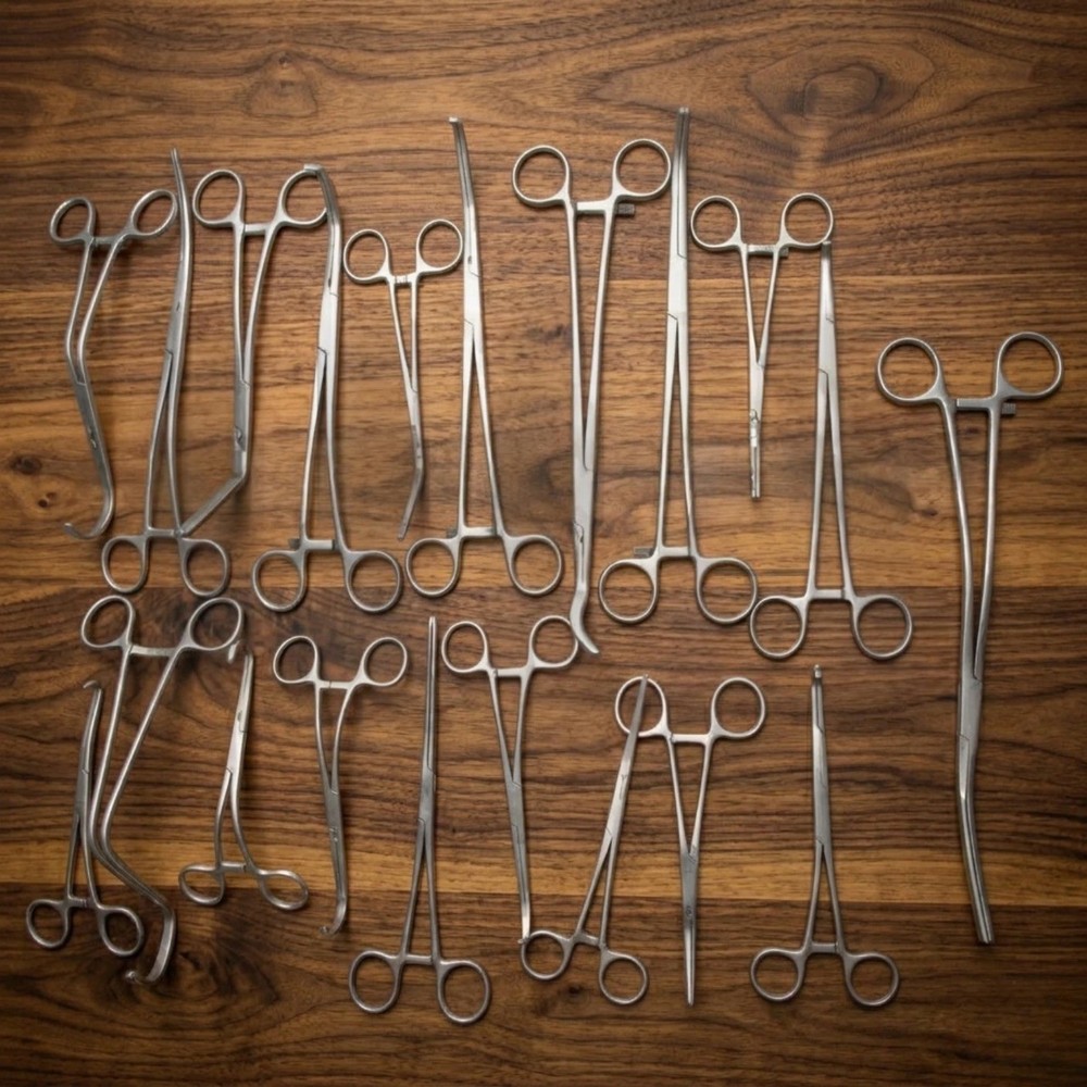 Vascular Clamps Surgery Instruments Debaky 20 Pcs Set Surgical Instruments