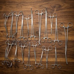 Vascular Clamps Surgery Instruments Debaky 20 Pcs Set Surgical Instruments