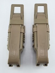 Fast Mag P/N 1687 Molle One Magazine Holder Coyote Brown Tan Set Of 2 Pouches