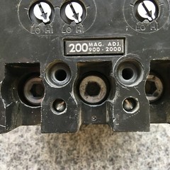 General Electric GE 200 Amp, 3 Pole Circuit Breaker TFJ236200