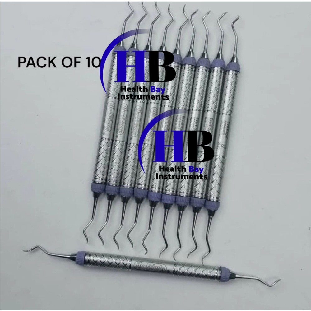 Hu-Friedy S204S9E2 EverEdge 2.0 Double End Sickle Scaler #9 Set of 10