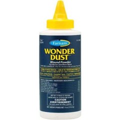 Wonder Dust Wound Dressing Powder and Blood Coagulant Horses and Show Stock