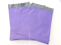 50 Pink Purple 6×9 Flat Poly Postal Mailer Envelopes, Self Seal USPS Shipping