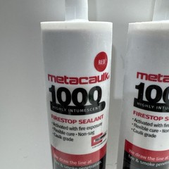 2-Firestop Metacaulk 1000 Red 10.3 Oz Intumescent Fire Sealant NEW SHIPS FAST