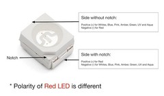 20 Pack PLCC 2 Surface Mount Blue SMD SMT LEDs 3528 Size