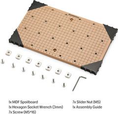 CNC MDF GRID Spoilboard for 3018 CNC Router Machine, Compatible with 3018-PRO…