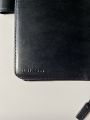 RARE Hobonichi 2008 A6 Black Leather Cover EUC! W/ New Hobo A6 Grid Notebook