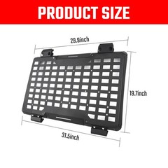 Rear Window Molle Panel Modular Storage Panel System Right Side – Passenger Side