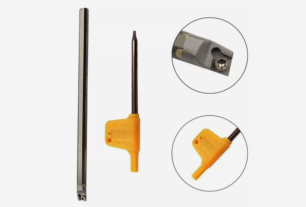 C12M-SCKCR06 12mm 75° CNC Lathe Solid Carbide Turning Tool Holder Boring Bar