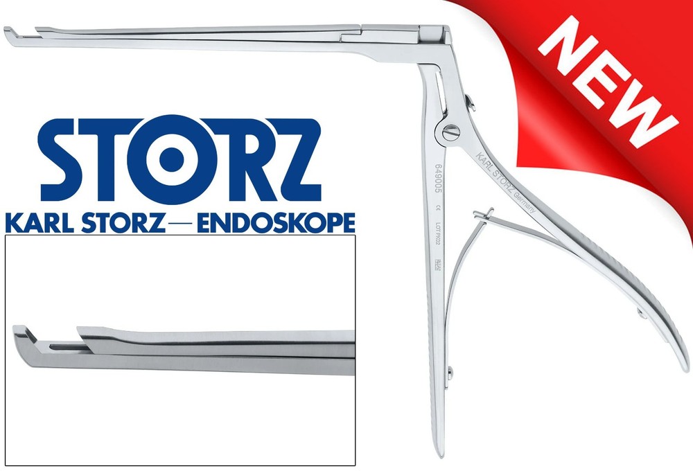KARL STORZ 649005 HAJEK-KOFLER Sphenoid Bone Punch 45° Up Bite 3.5X3.7mm 14cm 5″