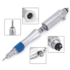 Dental High & Low Speed Handpiece Air Turbine kit Push Button Air Motor 4 Holes