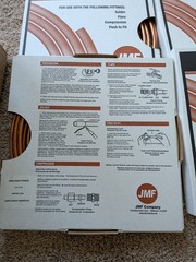 1/4 in. OD X 20 ft Copper Type Utility Coil Tubing 5 packs – 8.5 pounds