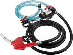 200W Fuel Transfer Pump Electric Diesel Kerosene Pump 12V DC 10GPM Nozzle Hoses