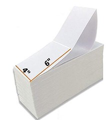 2000 4000 5000 8000 4×6 Fanfold Direct Thermal Shipping Labels Zebra 4″x6″
