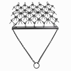 4FT X 4FT Heavy Duty Drag Harrow For ATV UTVs Leveling Grading Powder Coated