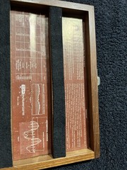 GAR M-15 MASTER STANDARDS SURFACE FINISH (TEXTURE) BLOCKS W Original Wooden Box