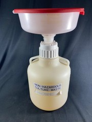 NALGENE Safety Waste System 10L Carboy FLPE 83B Closure 25cm Opening 6379-0010