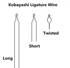 Dental Orthodontic Bracket Preformed/Kobayashi Ligature Wire Long/Short/Twist