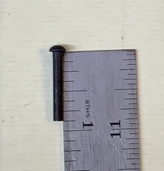 (100) 1/8 X 7/8″ Round Head Solid Rivet Steel Blacksmith Antique .125 1/8″X7/8