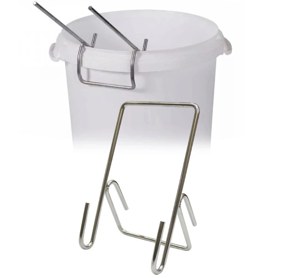 Pail Perch Stainless Steel , Honey Bucket Rack , bee Honey Bucket Holder Rack