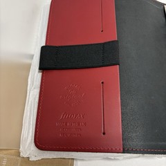 Filofax The Original A5 Leather Organiser Red Made in UK w/ Extras READ DESCRIP