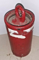 RED BUTTON SPELTER SOCKET 01110155 22MM-26MM