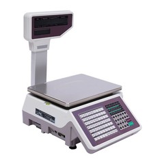 LCD Display Electronic Price Computing Scale w/ Thermal Label Printer 0.44-66lbs