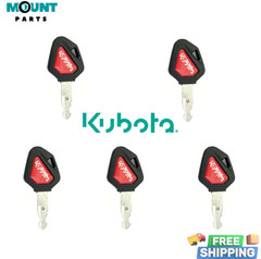 5 For Kubota Ignition Keys 459A Excavator Backhoe Skid Steer Track Loader