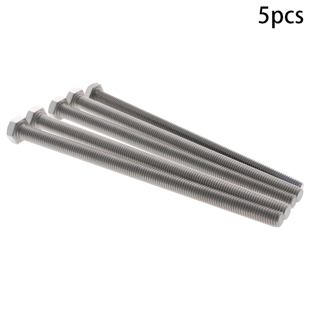 110-150mm Hex Screw M8 Socket Cap Head Hexagon Bolts 304 Stainless Steel Silver