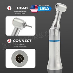 Dental E TYPE push button Contra Angle LOW Handpiece A+ Dentist Brand New YAD