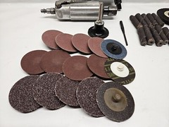 Dotco Die Grinders Lot Of 2 Dotco. 12,000 and 25,000 RPM, Collets 1/4.