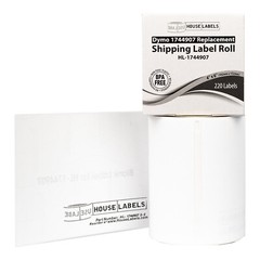 DYMO LW 1744907 4XL 4×6 (4″x6″) Direct Thermal Labels – (2) Rolls of 220