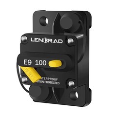 100 Amp Marine Circuit Breaker Resettable 100A with Manual Reset Switch Butto…
