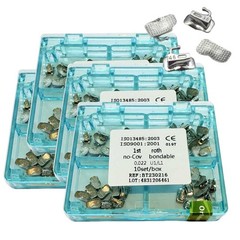 10Sets/box Dental Orthodontic Buccal Tubes 1st Molar Roth 0.022 Bondable Mesh