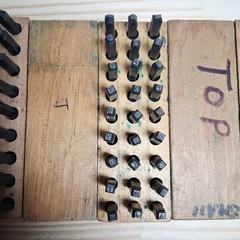 Three Young Bros. Stamp Works Letters 1/16″ 1.6mm – 3/32″ 2.4mm – 1/8″ 3.2mm