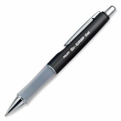36270 Pilot Dr. Grip Ltd. RT Gel Rollerball, Charcoal Gray Barrel, Fine, 10 Each