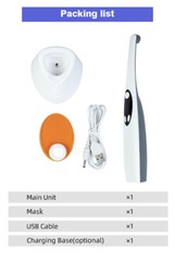 Dental Wireless LED Curing Light 1 Second Resin Cure Fast Curing Lamp 2200mw/cm2