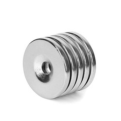 LOT Strong Countersunk Ring Magnets 20mm Diameter Rare Earth Neodymium Hole 5mm