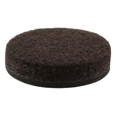 SoftTouch 3/4″ Round Reusable Felt Furniture 3/4 Inch (20 Count), Brown