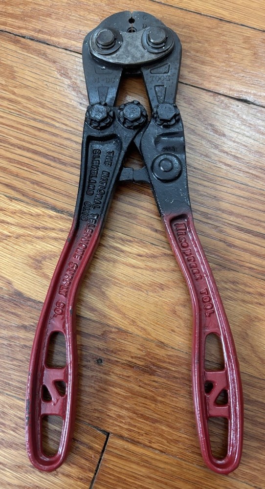 The National Telephone Supply Co Nicopress Tool 31-DC Crimping Pliers USA